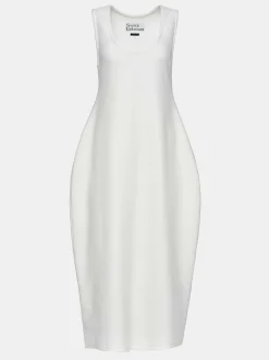 Dresses-Source Unknown Adua Vase Midi Dress, White