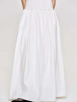Clothing-Source Unknown Amal Drop Waist Racer Tank Dress, White
