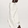 Accessories-Source Unknown Becca Oversized High Roll Knit Pullover, White
