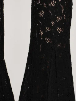 Accessories-Source Unknown Chantilly Lace Pants, Black