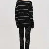 Accessories-Source Unknown Chantilly Lace Pants, Black