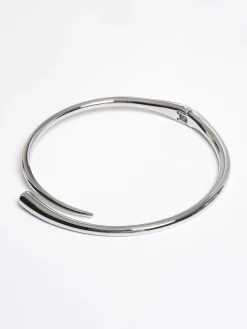Accessories-Source Unknown Collar Choker, Silver