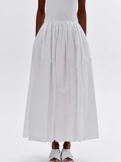 Accessories-Source Unknown Cotton Tank Dress, White