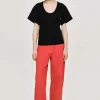 Accessories-Source Unknown Deep U T-Shirt, Black