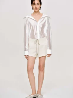 Bottoms-Source Unknown Drawstring Shorts, Alabaster