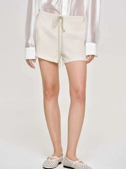 Bottoms-Source Unknown Drawstring Shorts, Alabaster
