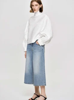 Clothing-Source Unknown Erza Volume Blouse, White