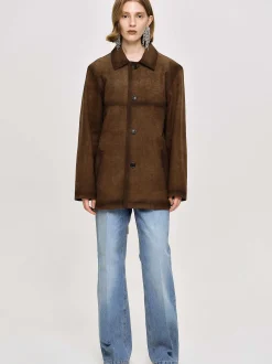 Accessories-Source Unknown Faded Sponge Jacket, Kobicha