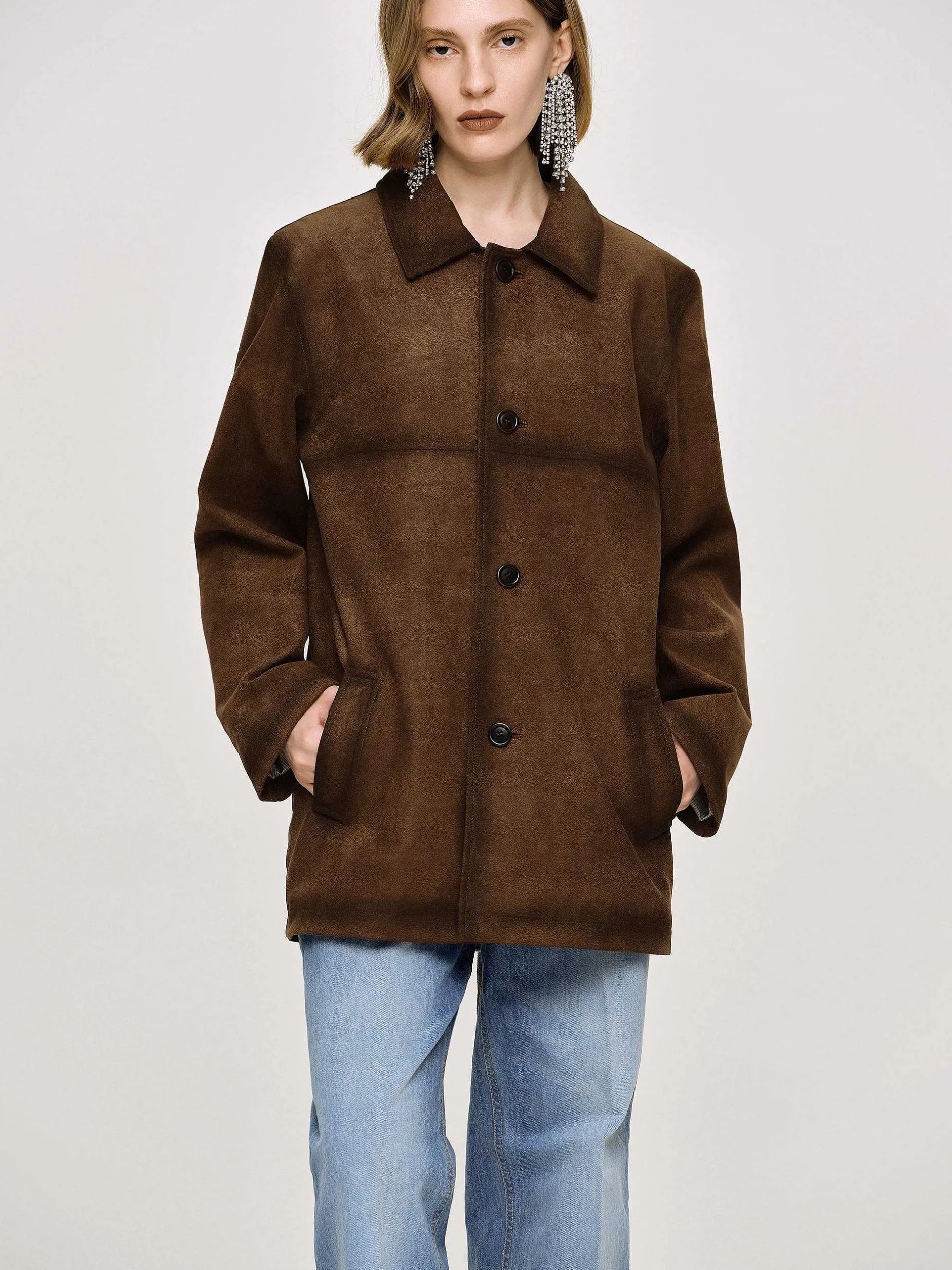 Accessories-Source Unknown Faded Sponge Jacket, Kobicha