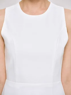 Clothing-Source Unknown Fitted Maxi Dress, White