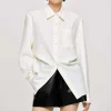 Accessories-Source Unknown Fitted Waist Shirt, Alabaster