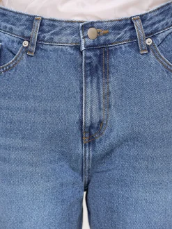 Clothing-Source Unknown Full-Length Slim Jeans, Medium Blue