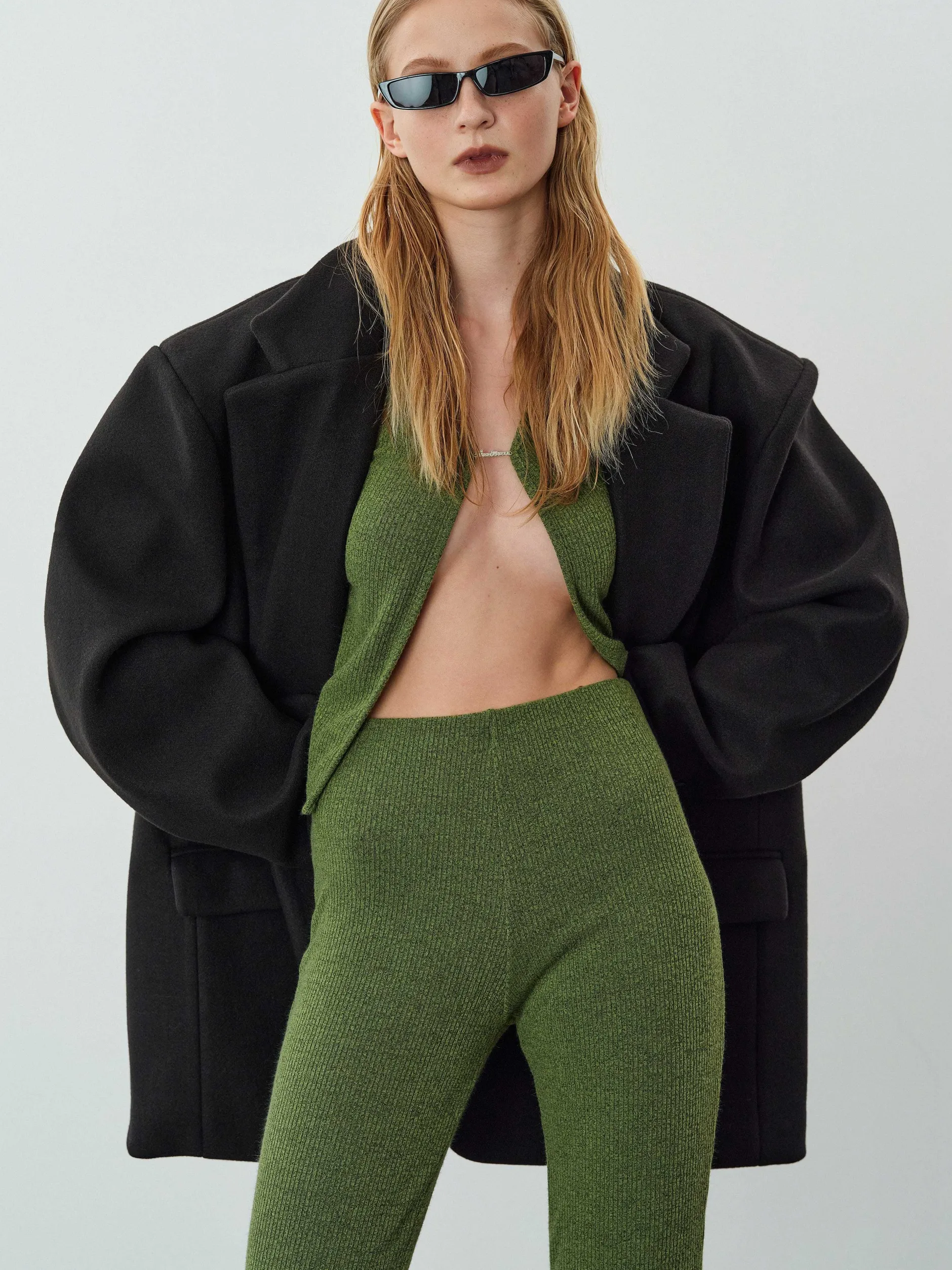 Accessories-Source Unknown Hayk Oversized Boyfriend Blazer, Black