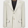 Accessories-Source Unknown Hayk Oversized Boyfriend Blazer, Cream