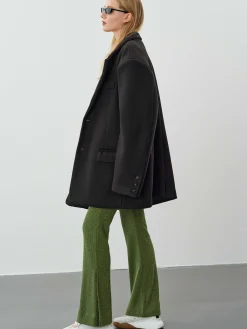 Accessories-Source Unknown Hayk Oversized Boyfriend Blazer, Black