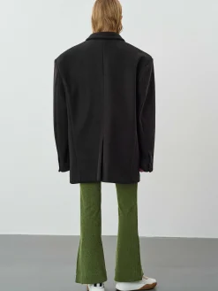 Accessories-Source Unknown Hayk Oversized Boyfriend Blazer, Black