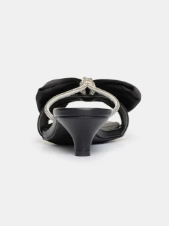 Shoes & Bags-Source Unknown Kaia Crystal Embellished Mules, Black