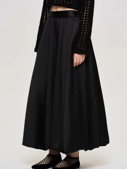 Clothing-Source Unknown Kaleido Puffball Skirt, Black