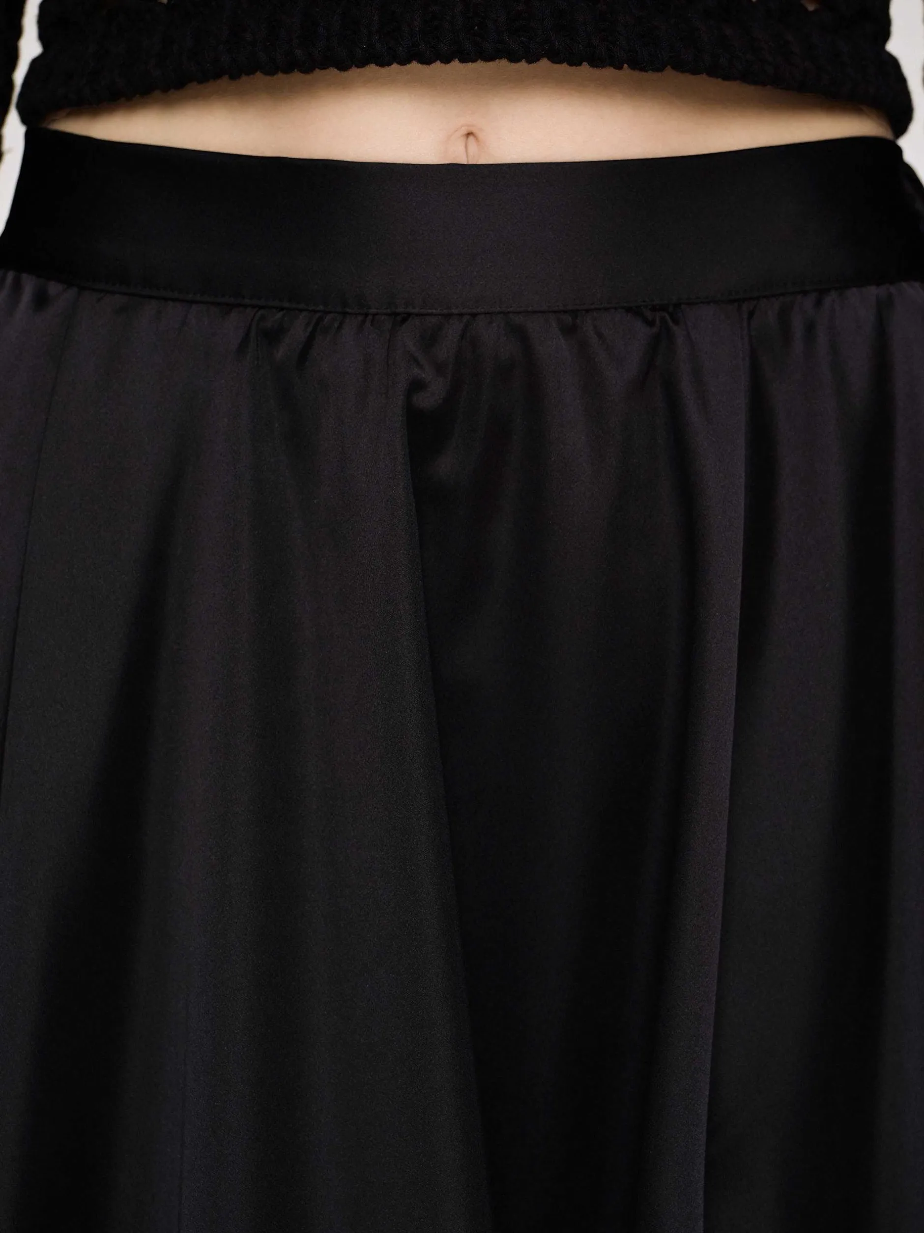 Clothing-Source Unknown Kaleido Puffball Skirt, Black
