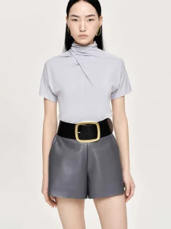 Accessories-Source Unknown Large Pin-Buckle Belt, Black