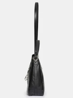 Shoes & Bags-Source Unknown Leather Hobo Bag, Black