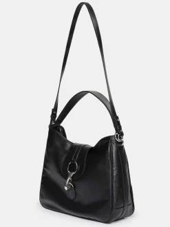 Shoes & Bags-Source Unknown Leather Hobo Bag, Black