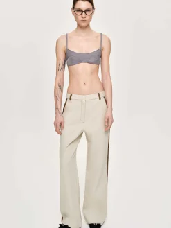 Co-Ords-Source Unknown Leather-Trimmed Pants, Canvas