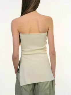Accessories-Source Unknown Long Split Bandeau, Powder