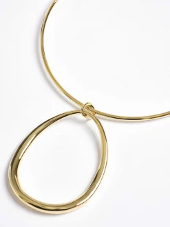 Accessories-Source Unknown Loop Choker, Gold