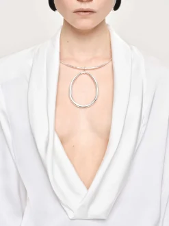 Clothing-Source Unknown Loop Choker, Silver
