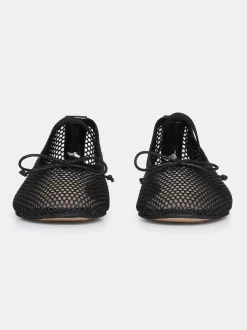 Shoes & Bags-Source Unknown Mary Jane Mesh Ballet Flats, Black