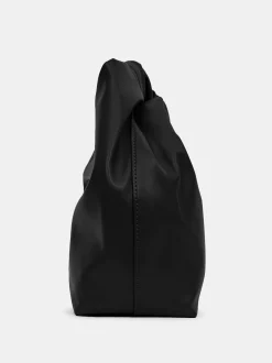Clothing-Source Unknown Mini Twist Bag, Black