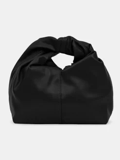 Clothing-Source Unknown Mini Twist Bag, Black