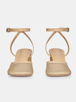 Shoes & Bags-Source Unknown Noa Mesh Toe Sandals, Camel