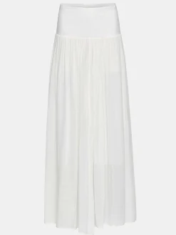 Clothing-Source Unknown Ocelia Drop Waist Maxi Skirt, White