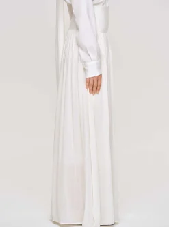 Clothing-Source Unknown Ocelia Drop Waist Maxi Skirt, White
