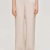 Accessories-Source Unknown Satin-Crepe Pants, Champagne