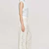 Accessories-Source Unknown Scarf-Neck Top, Blizzard Blue