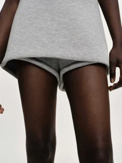Clothing-Source Unknown Segura Sweat Mini Skorts, Gainsboro Melange