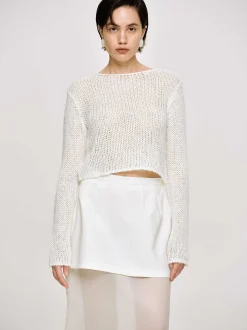 Co-Ords-Source Unknown Semi-Sheer Knit, Birch