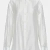 Accessories-Source Unknown Sheer Button-Down Shirt, White