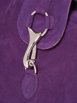 Shoes & Bags-Source Unknown Suede Hobo Bag, Plum