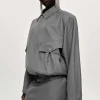 Accessories-Source Unknown Suit Bomber Jacket, Dove