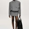 Accessories-Source Unknown Suit Bomber Jacket, Dove