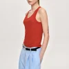 Accessories-Source Unknown Tancel Tank Top, Red