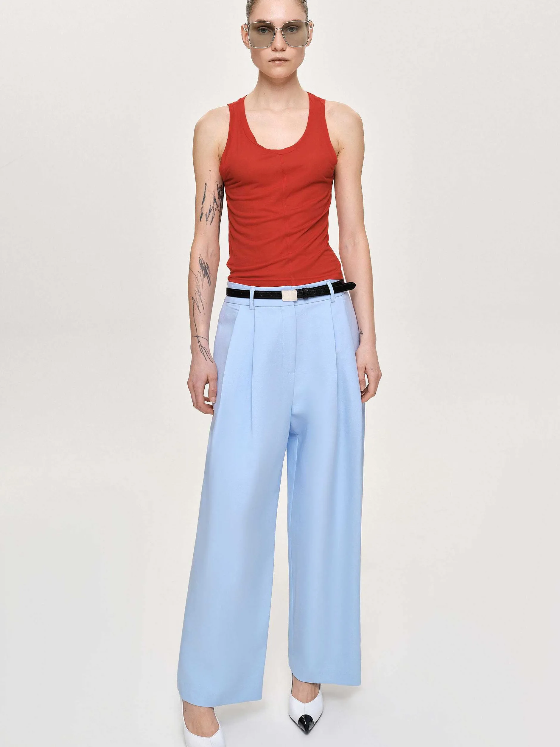 Accessories-Source Unknown Tancel Tank Top, Red
