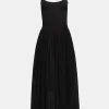 Accessories-Source Unknown Tulle Slip Dress, Black
