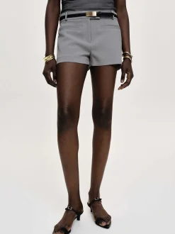 Bottoms-Source Unknown Ulna Welt Pocket Shorts, Grey