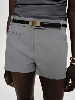 Clothing-Source Unknown Ulna Welt Pocket Shorts, Grey