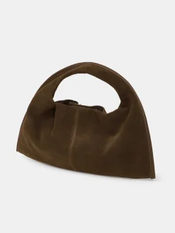 Shoes & Bags-Source Unknown Vida Suede Mini Tote Bag, Walnut
